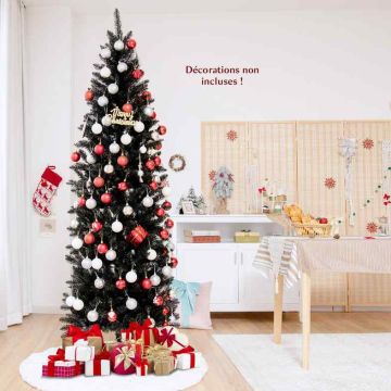 Artificial Christmas Tree, 995 Branches, Black