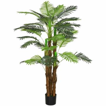Искусственное растение Homcom 16x16x160см, зелёный/чёрный