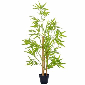 Искусственное растение Outsunny 15,5x15,5x120см, зелёный/чёрный цвет