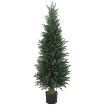 Keinotekoinen sypressi ruukussa, 638 lehteä, Ø40 × 120 cm