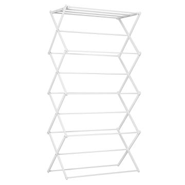 Vaatekuivain Homcom 74x35x144cm, valkoinen