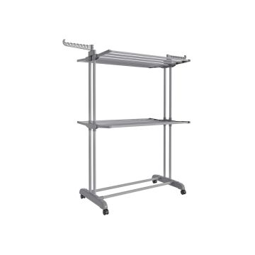 Pyykinkuivausteline SONGMICS LLR702G01, 4 tasoa, 63,5 × 148 × 128 cm