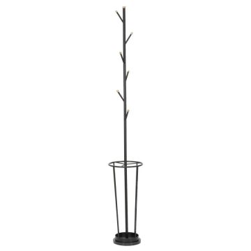 Clothes rack with umbrella stand, 26 × 176 × 26 cm