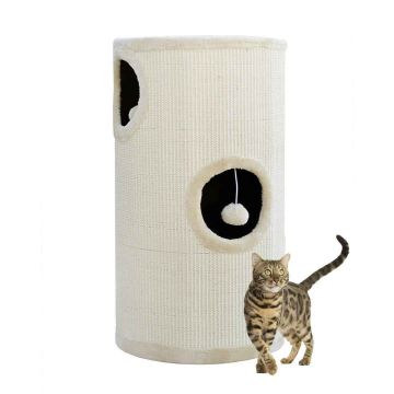 Raapimispuu/talo 70 cm, beige