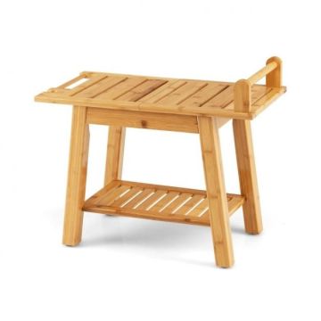 Shower chair, With shelf, 60 × 30 × 50 cm