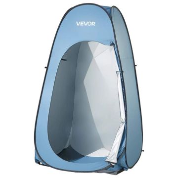 Suihkuteltta VEVOR POP484884, 1 henkilölle, Sininen, 121,9 × 213,4 × 121,9 cm