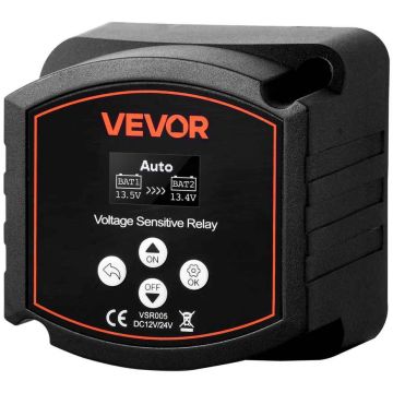 Kaksoisakkuerotin VEVOR VSR005, 12 V, 300 A, 90 × 90 × 80 mm