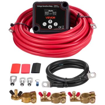 Kahden akun erotinsarja VEVOR VSR003-1, 12 V, 140 A, 31 × 21,5 × 7,5 cm