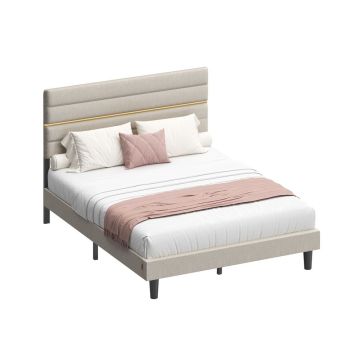 Double bed frame VASAGLE RMB503G01, 140 × 110/116.5 × 202 cm