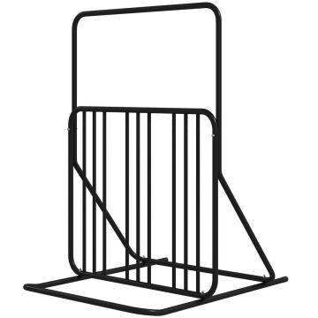 Pyöräteline Durhand 102x92x130cm, musta väri