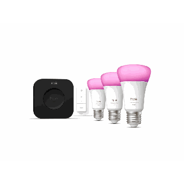 E27-lamput Philips Hue, 3 lampun pakkaus