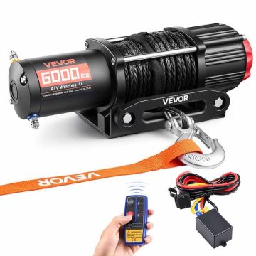Sähkövinssi VEVOR 6000 paunaa, 12 V, 368 × 128 × 125 mm