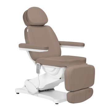 Электрическое косметологическое кресло Sillon Classic, 3 привода, Коричневый