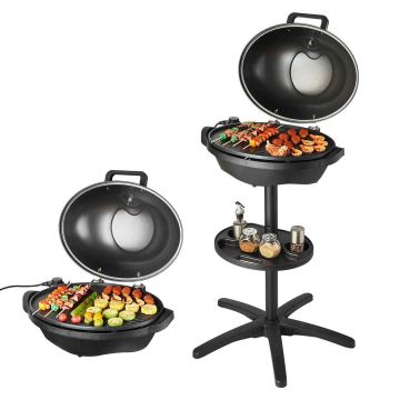 Sähkögrilli VEVOR DT-03F, 2-in-1, 62 × 98,5 × 62 cm