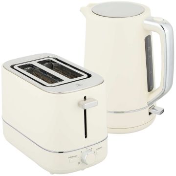 Vedenkeittimen ja leivänpaahtimen pakkaus, 1,7 l vedenkeitin, 6 astetta