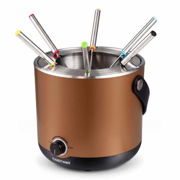 Sähköinen fondue-setti, 6 haarukkaa, 2 l, Ø 19 × 16,5 cm
