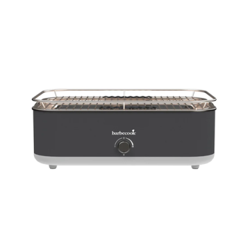 Sähkögrilli Barbecook Electric Grill E-Carlo BC-ELE-1003, 3 lämpötilatasoa, Harmaa, 33 × 16,5 × 42,5 cm