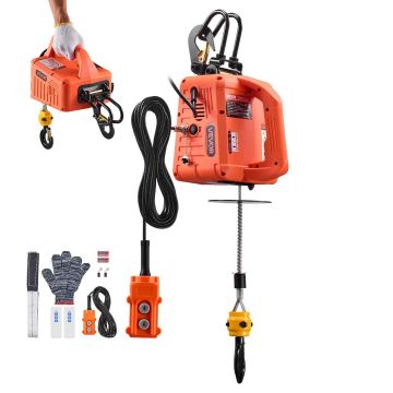 Sähköinen nostin VEVOR 500KG-HXA2, 500 kg, 1500 W, 23 × 22 × 20 cm