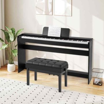 Electric Piano, 88 Keys, Black, 134 × 73 × 30 cm