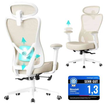 Ergonominen toimistotuoli SONGMICS OBN066BH01