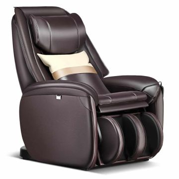 Ergonomic SL massage chair with heating, brown