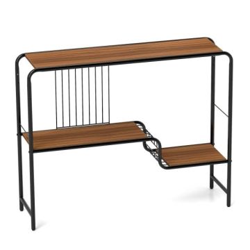 Senkki 99x27x79cm, ruskea/musta väri
