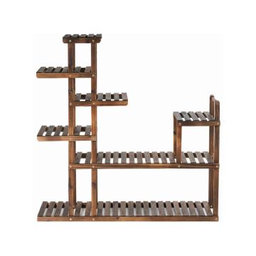 Подставка для цветов 120x25x120см, коричневого цвета