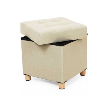 Pehmeä istuin taittuvalla kannella, beige