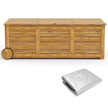 Ящик для сада 127x50x45см, светло-коричневого цвета