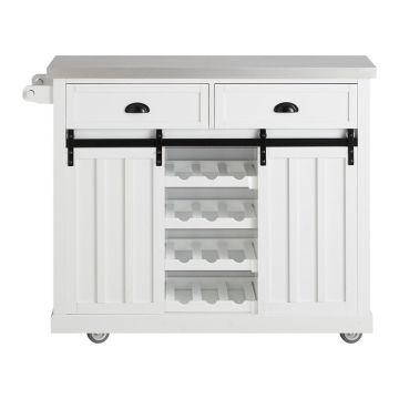 Keittiösaareke pyörillä 107x46x95cm., eri värejä