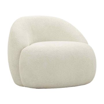Armchair Ginevra, White, 81 × 64 × 78 cm