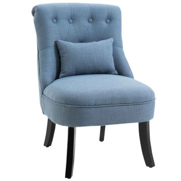 Tuoli Homcom 52,5x69x77cm, sininen/musta