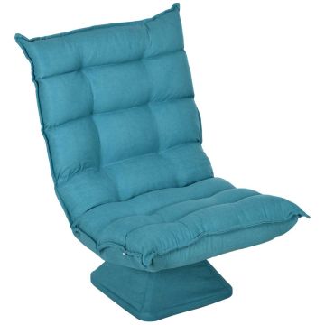 Nojatuoli Homcom 62x70x95cm, sininen