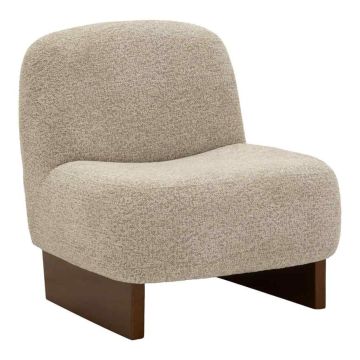 Armchair, Japandi style, 69 × 75 × 72 cm