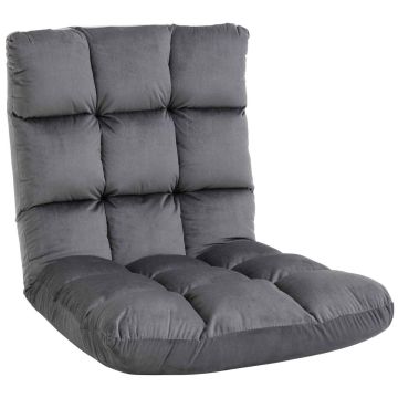 Tuoli-sänky Homcom 55x71x53,5cm, tummanharmaa väri