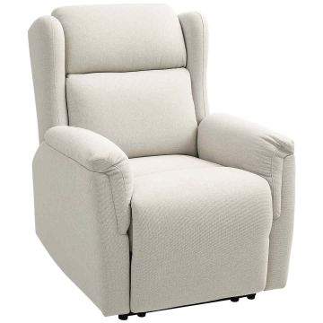 Nojatuoli jalkarahilla Homcom 80x94x101cm, beige