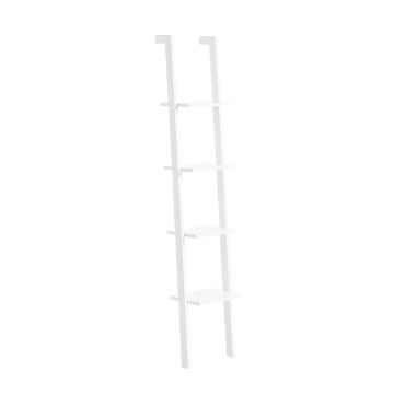Kylpyhuoneen hylly 33x32x181cm., valkoinen