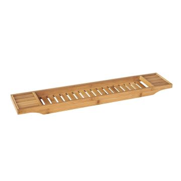 Kylpyhuoneen hylly 80x15x4cm., vaaleanruskea