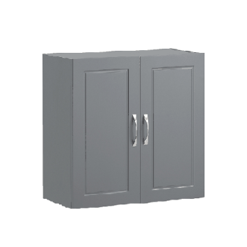 Настенная шкаф 60x30x60см., серого/серебристого цвета