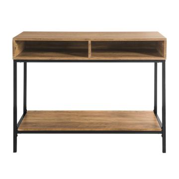 Konsolipöytä 100x40x80cm., ruskea/musta väri