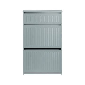 Тумба для обуви 61x26x100см., светло-серого цвета