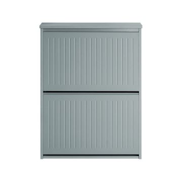 Тумба для обуви 61x26x81см., светло-серого цвета