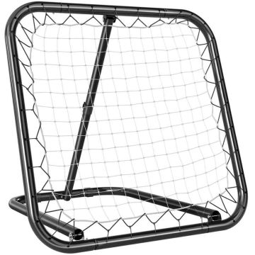 Jalkapallon pallon torjuntaseinä Homcom 78x84x78cm, musta väri