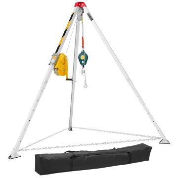 Pelastuskolmijalka VEVOR JC2600985, 1179 kg:n vinssi