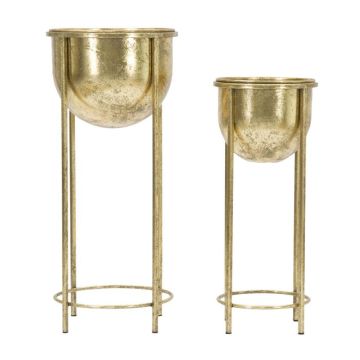 Kukkatelineet Glam, 2 kpl, Ø 27 × 62 cm ja Ø 21,5 × 52 cm