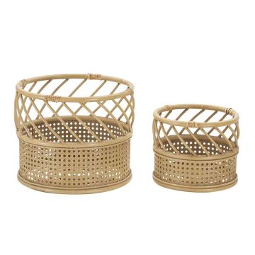 Flower stands Panama, 2 pcs, Ø 30 × 25 cm and Ø 22 × 18 cm