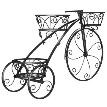 Flower stand, 3 baskets, 85 × 25 × 50 cm
