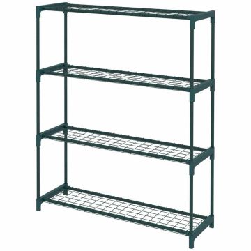 Подставка для цветов Outsunny 89x28x107 см, темно-зеленая.