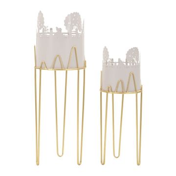 Kukkatelineiden setti Tree, 2 kpl, 27 × 79 × 27 cm / 29 × 29 × 64 cm