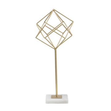 Geometrinė dekoratyvinė skulptūra, 16 × 41,5 × 18 cm